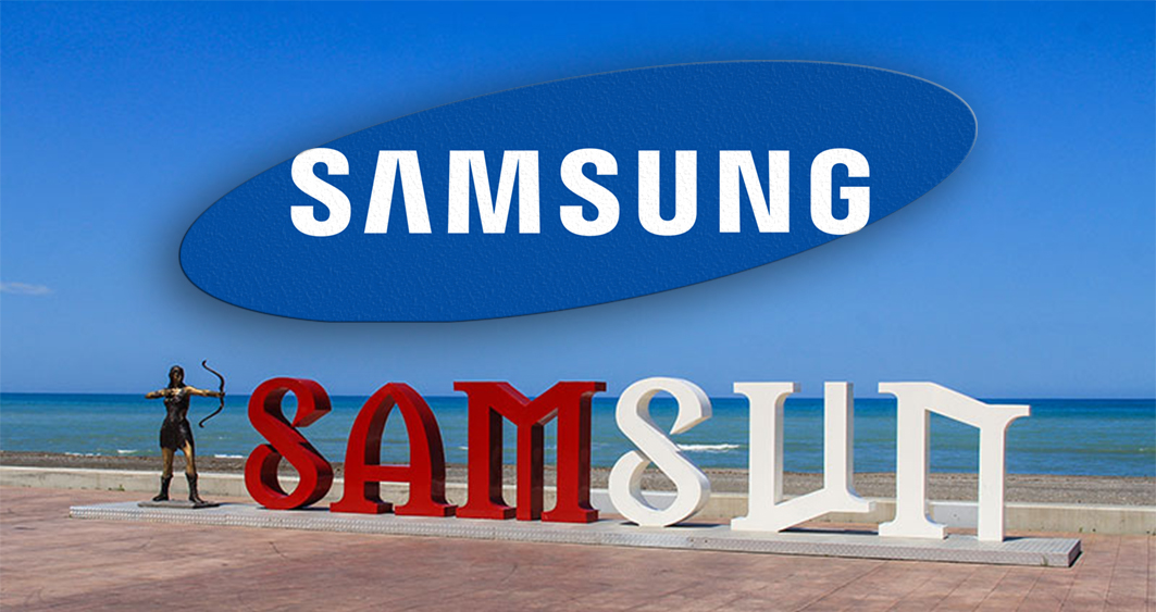 Samsung tan Samsun a mesaj var